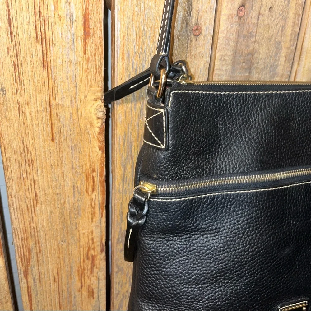 Dooney & Bourke Black Leather Shoulder Bag